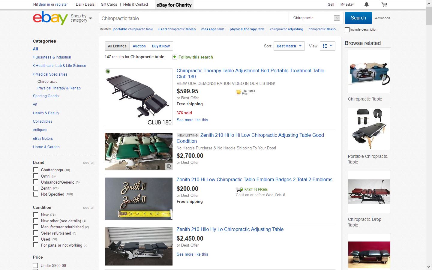 shop affordable chiropractic tables on ebay
