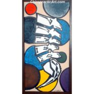 Spine Art Chiropractic Lumbar Spine Painting